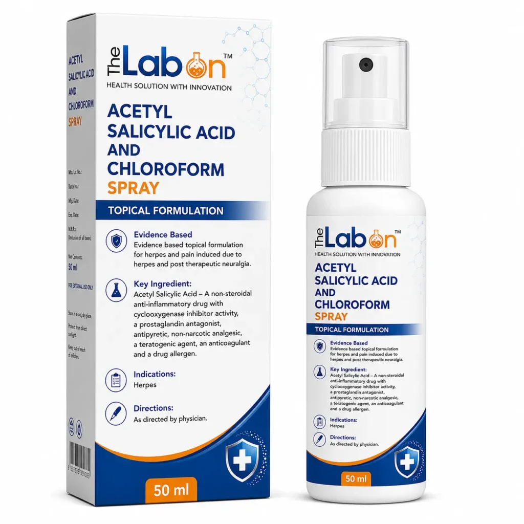 Acetyl Salicylic Acid and Chloroform Spray